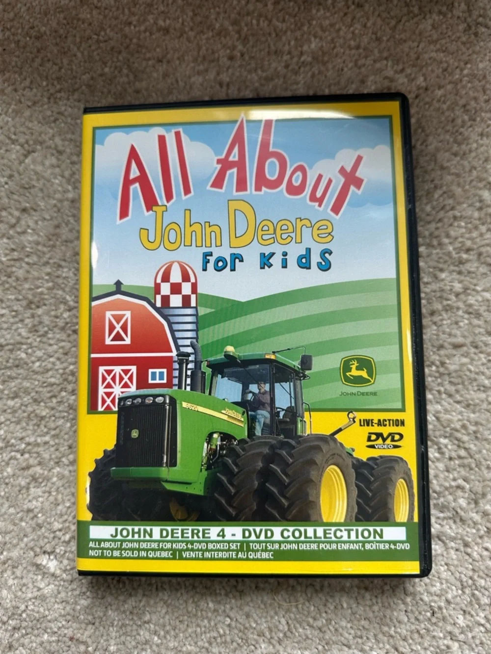 John Deere Yellow & Green Kids DVD — All About John Deere